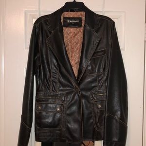 Dollhouse pho leather jacket, lined